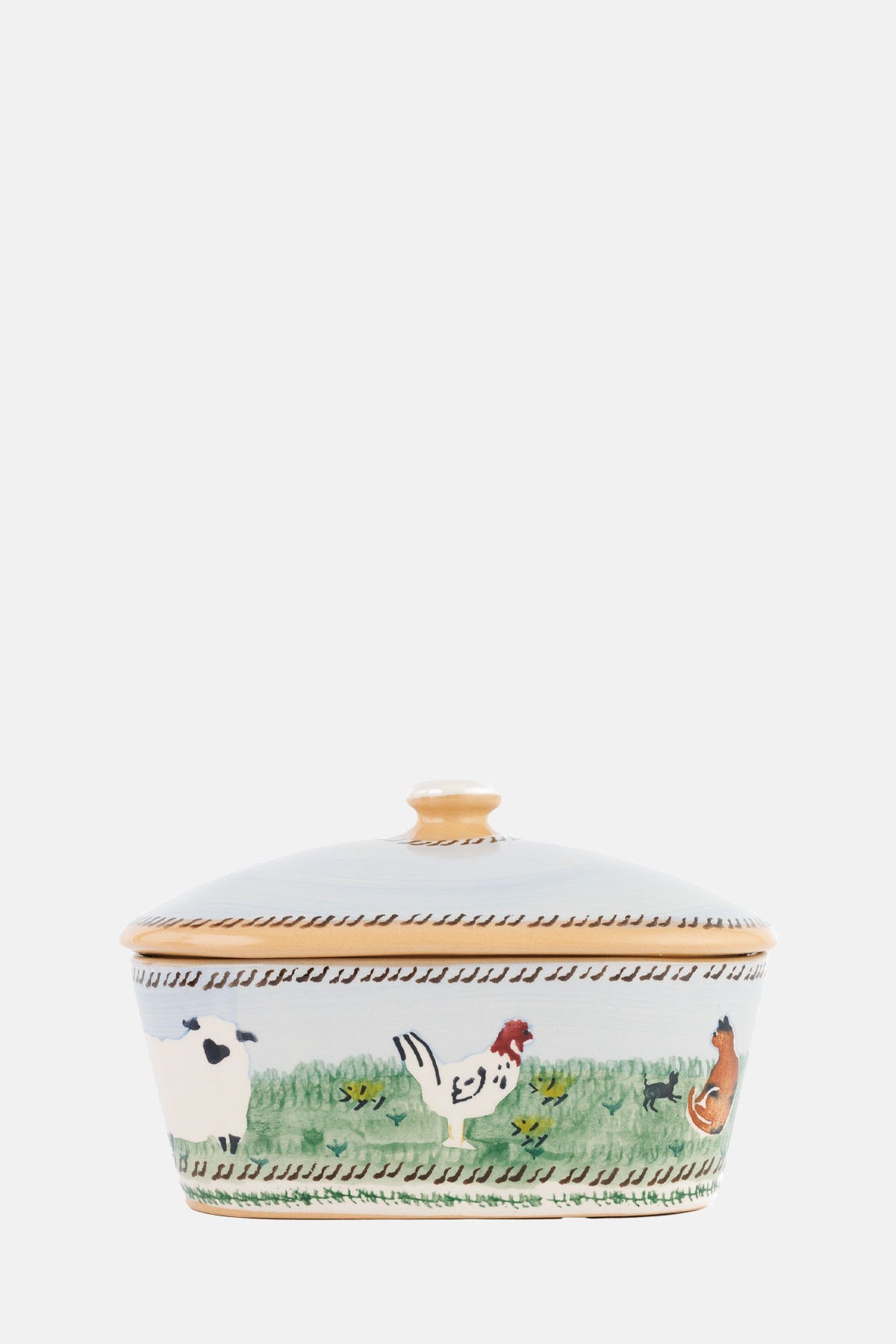 Nicholas Mosse Landscape Covered Butter Dish.