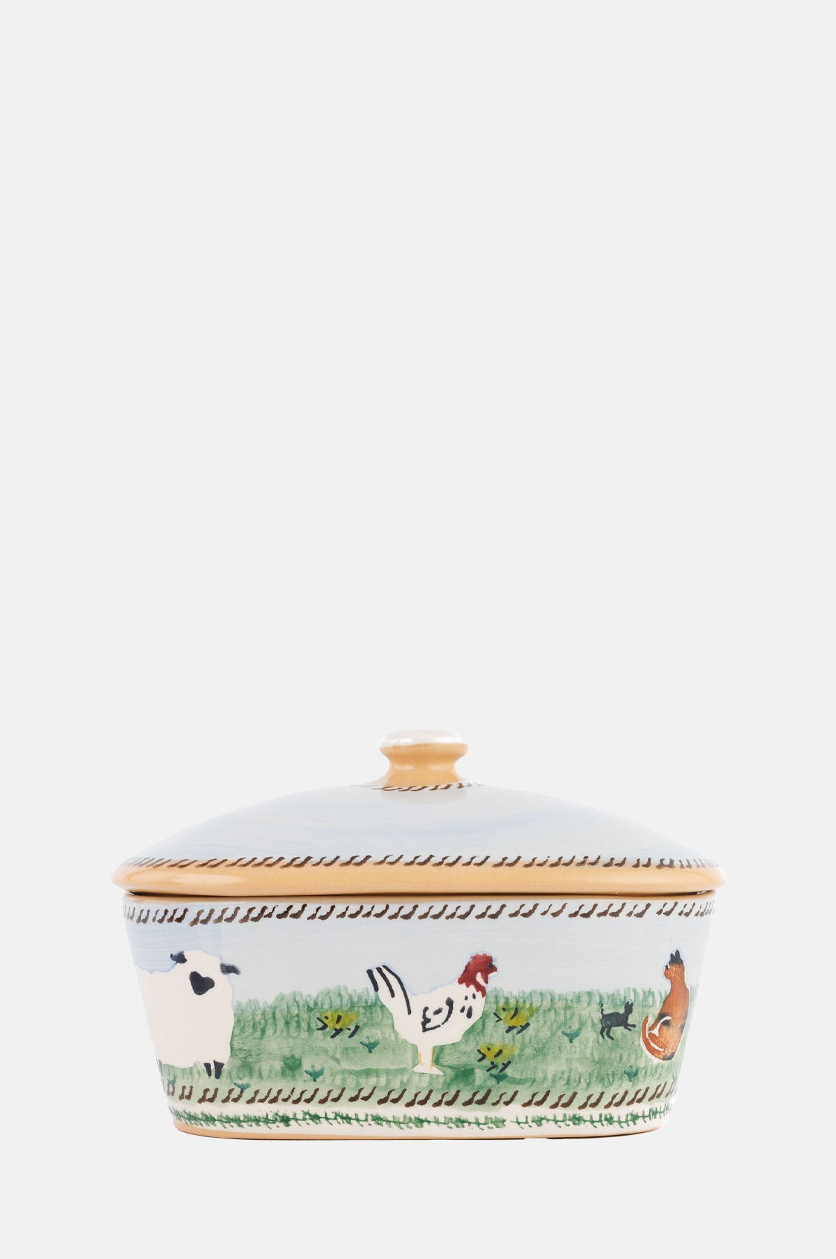 Nicholas Mosse Landscape Covered Butter Dish.