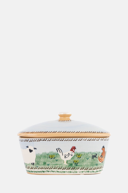 Landscape Covered Butter Dish