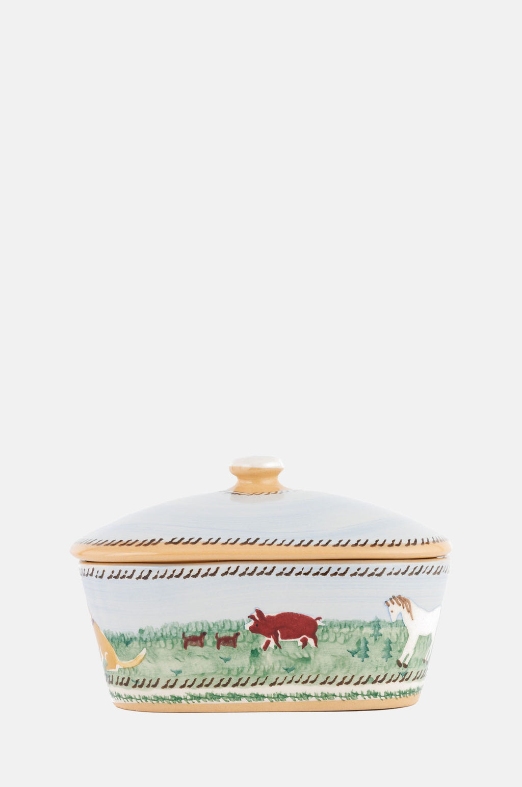 Landscape Covered Butter Dish