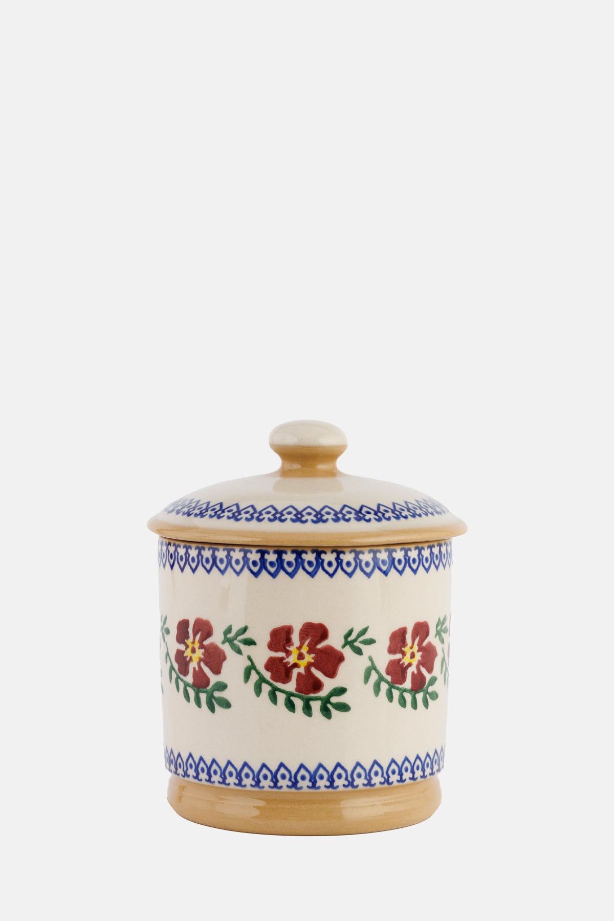Nicholas Mosse Old Rose Lidded Sugar Bowl.