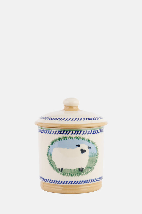 Sheep Landscape Lidded Sugar Bowl