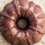Gold 6 Cup Anniversary Bundt Pan