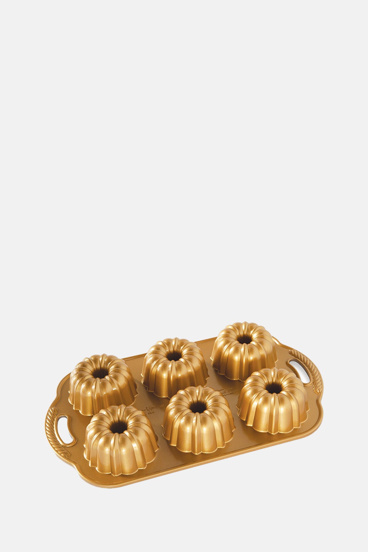 Nordic Ware Gold Anniversary Bundtlette Pan.