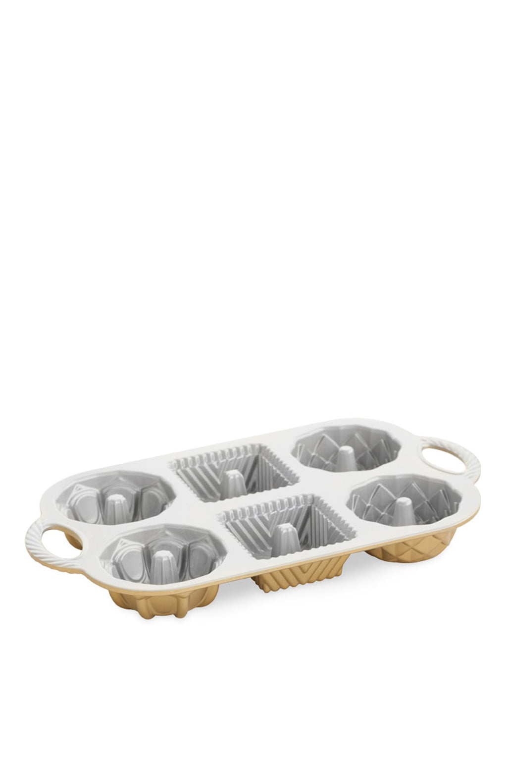 Gold Geo Bundtlette Pan