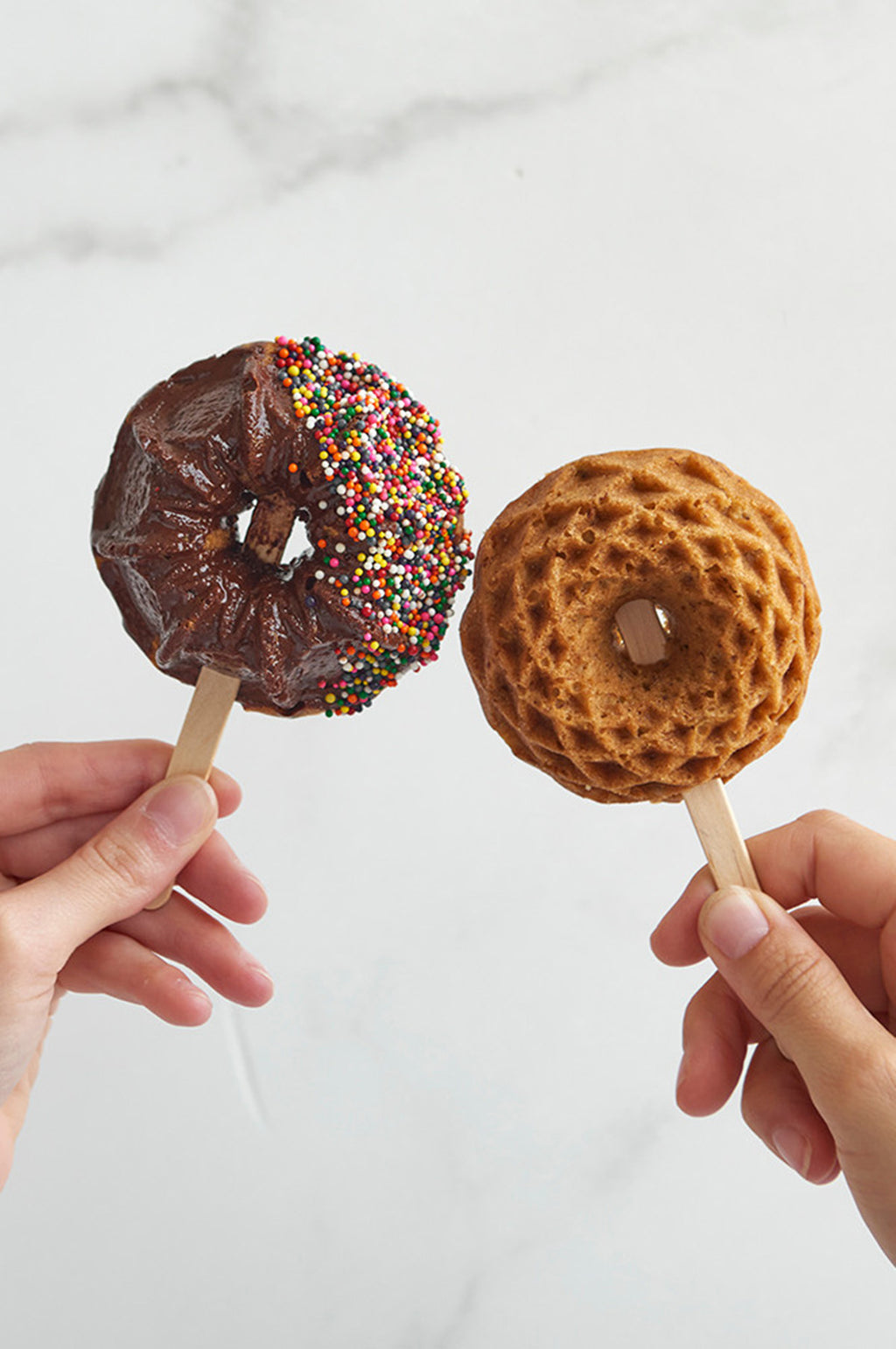 Gold Geo Bundtlette Pan