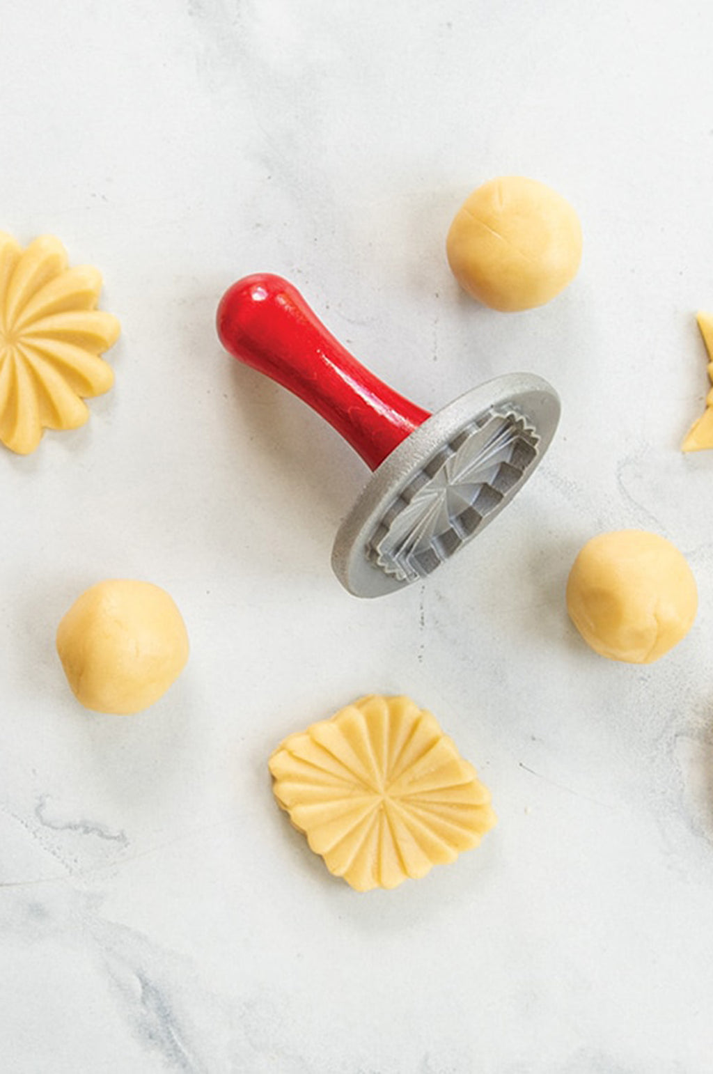 Pretty Pleated Cookie Stamps
