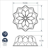 Silver Vintage Star Bundt Pan