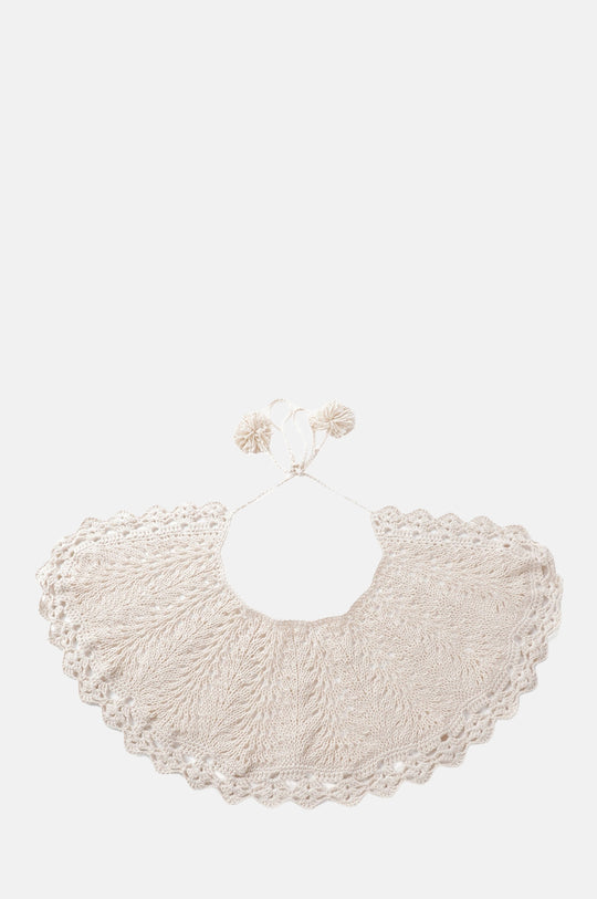 Crochet Collar Beige