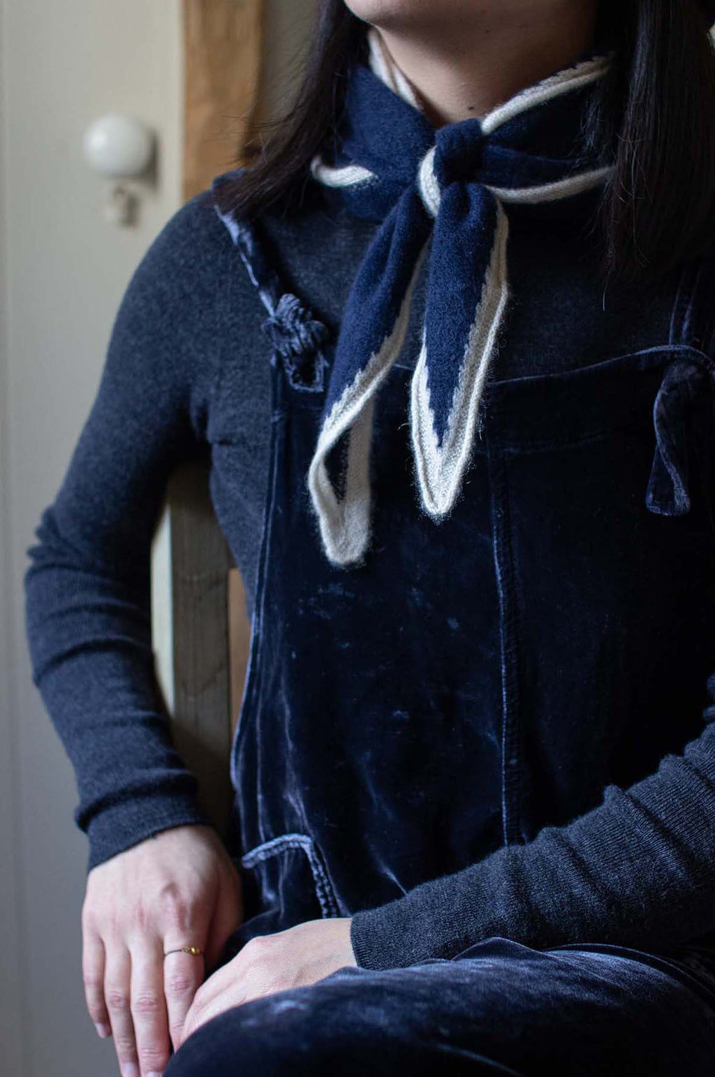 Austen Scarf Navy