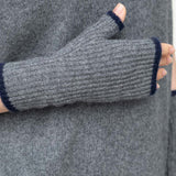 Dorothy Fingerless Gloves Grey