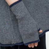 Dorothy Fingerless Gloves Grey