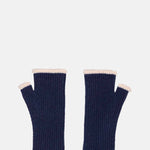 Oats and Rice Dorothy Fingerless Gloves Navy.