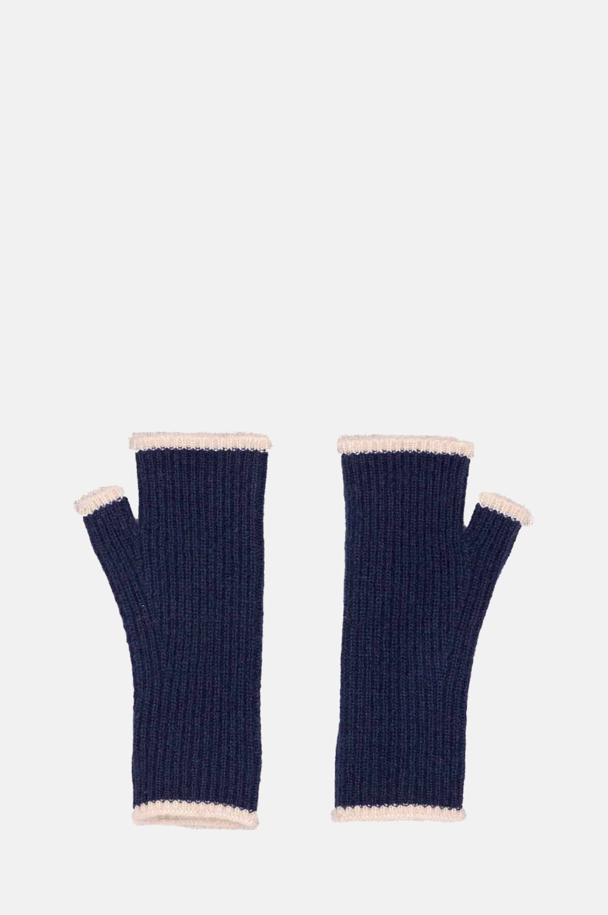 Oats and Rice Dorothy Fingerless Gloves Navy.