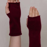Nori Wrist Warmers Wine