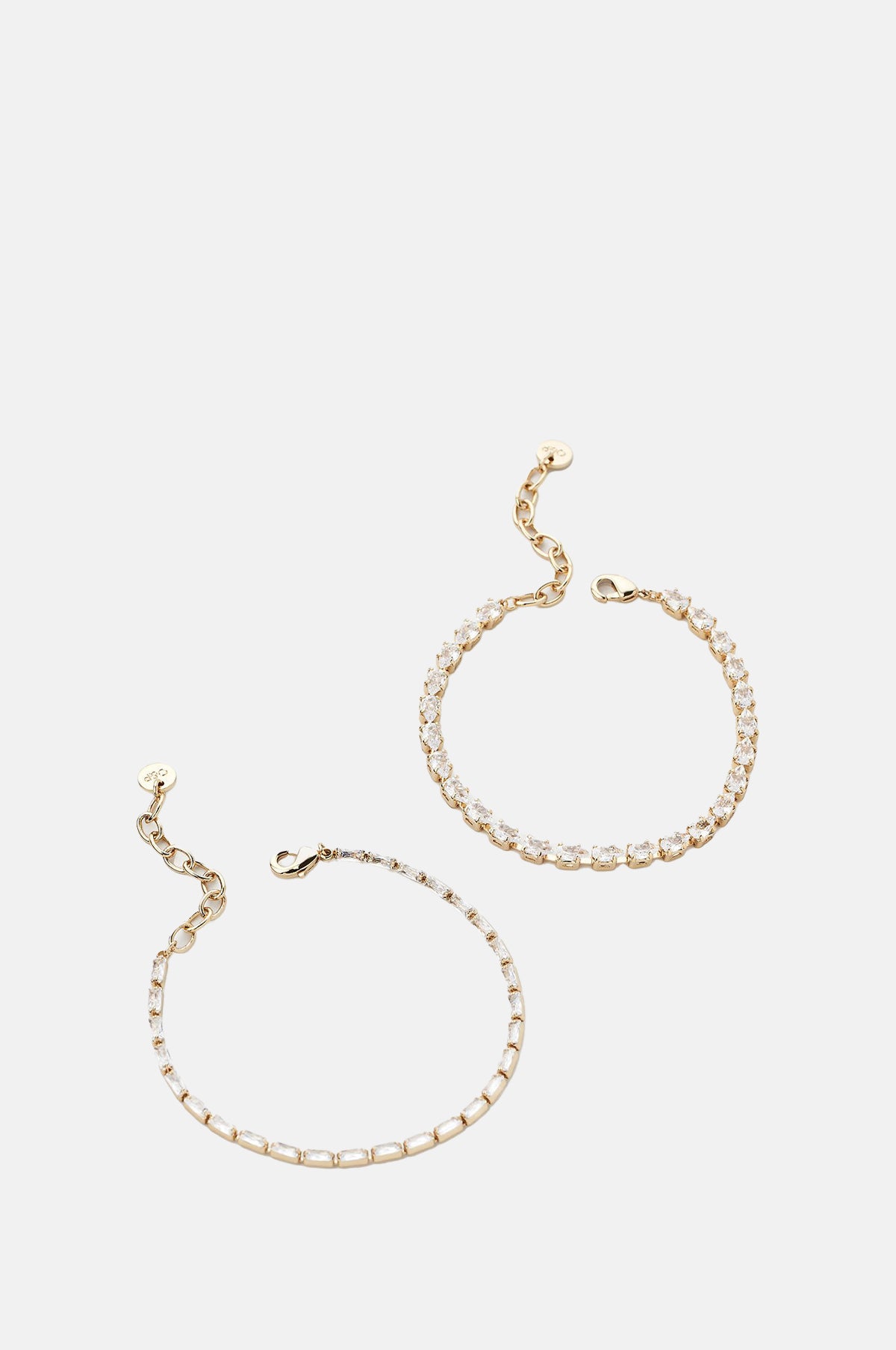 Olive and Piper Esther Gold Bracelets.