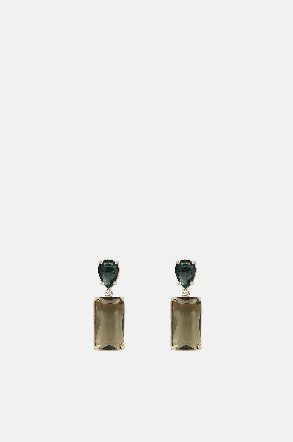 Gianni Gold/Green Convertible Drop Earrings