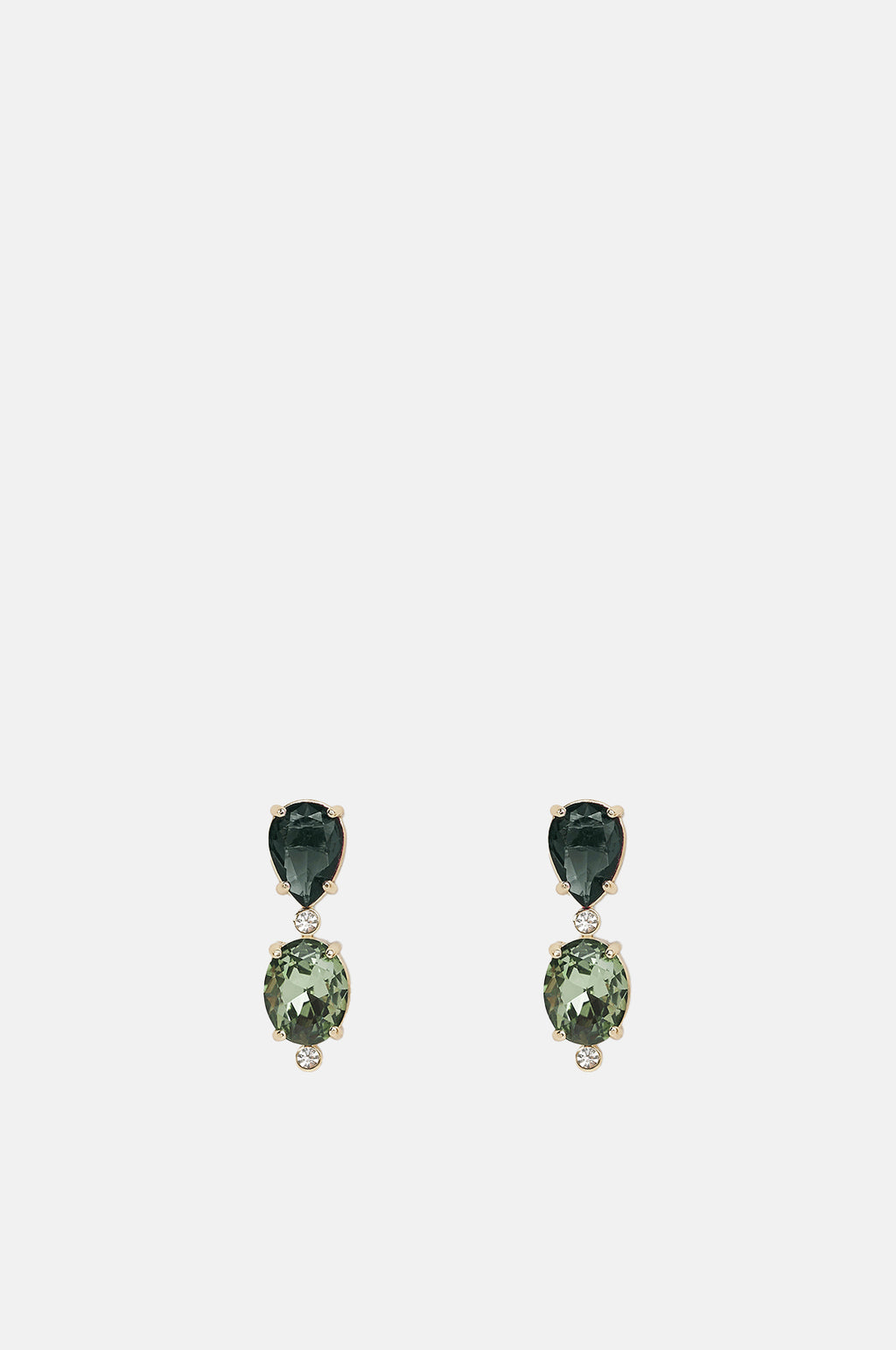 Gianni Gold/Green Convertible Drop Earrings