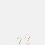 Olive and Piper Prado Pearl Gold Drop Earrings.