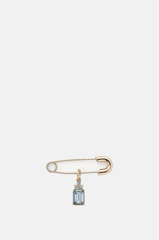 Something Blue Emerald Gold/Sapphire Pin