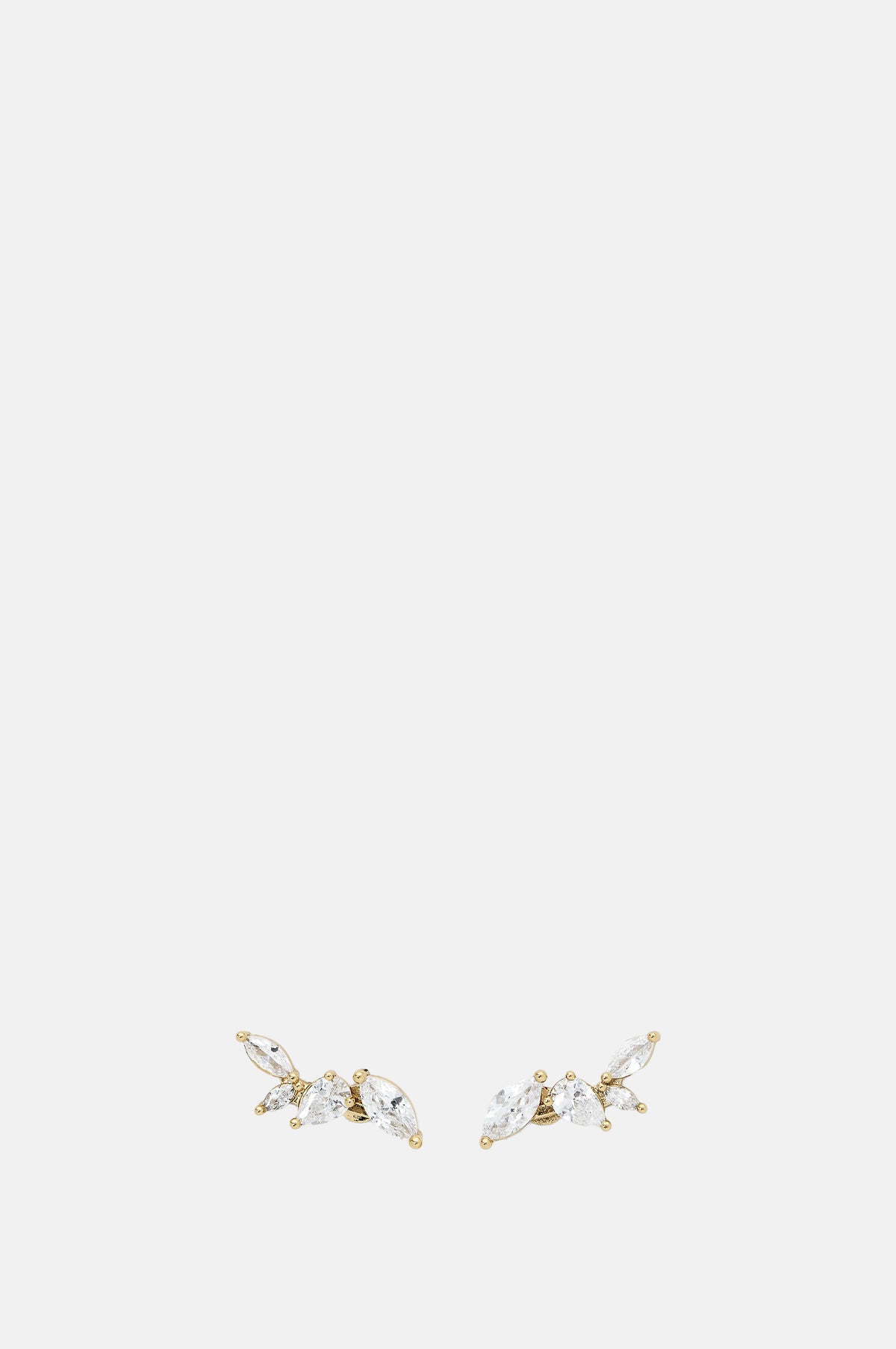 Olive and Piper Sydney Gold Stud Earrings.