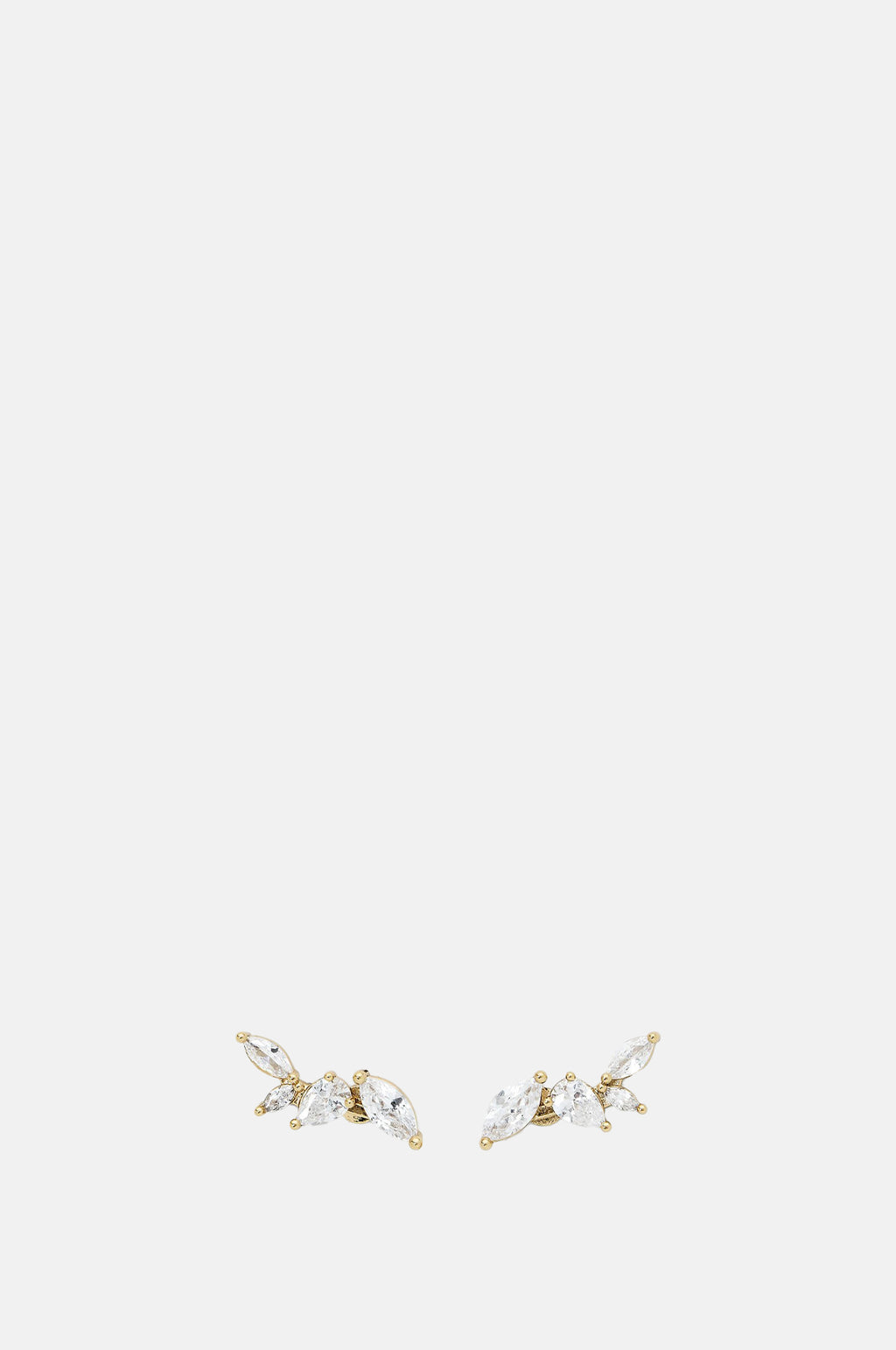 Olive and Piper Sydney Gold Stud Earrings.