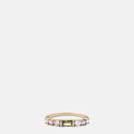 Olive and Piper Vale Gold Multicolour Ring.