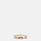Olive and Piper Vale Gold Multicolour Ring.
