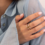 Vale Gold/Multicolour Ring