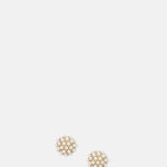 Olive & Piper Mini Pearl Pave Stud Earrings