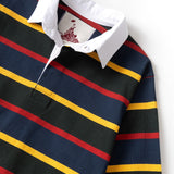 Classic Rugby Shirt Forest Multi-Stripe