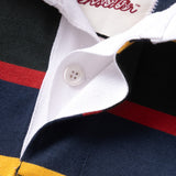 Classic Rugby Shirt Forest Multi-Stripe
