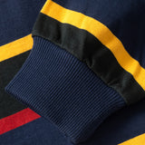 Classic Rugby Shirt Forest Multi-Stripe