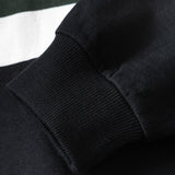 Classic Rugby Shirt Black Tri-Stripe