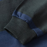 Classic Rugby Shirt Blue/Green Wide-Stripe