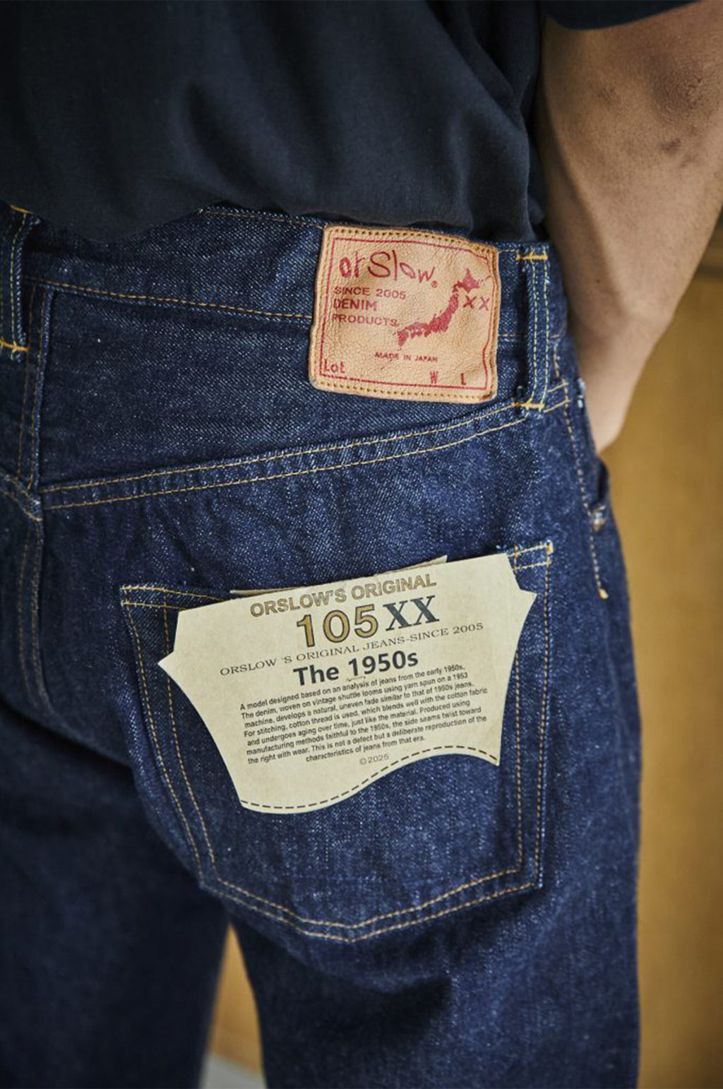 105XX The 1950s Selvedge Edge Denim One Wash