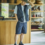 OrSlow Utility Vest Navy.