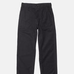Orslow Brushed Serge Fatigue Pants Black.