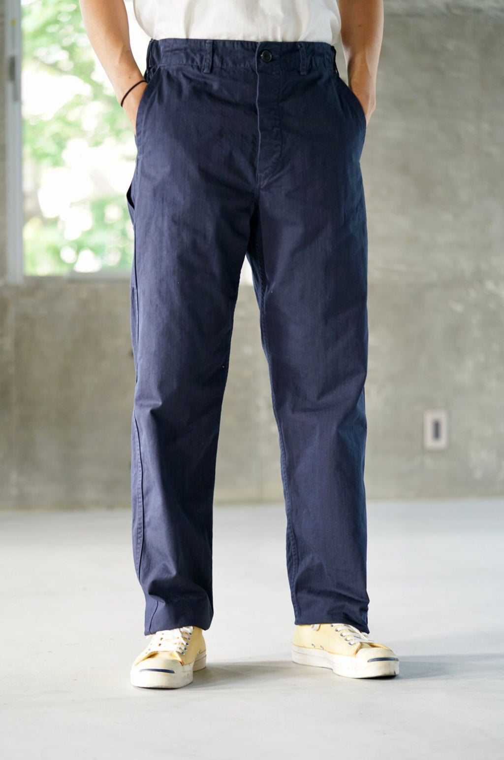 French Work Pants Navy