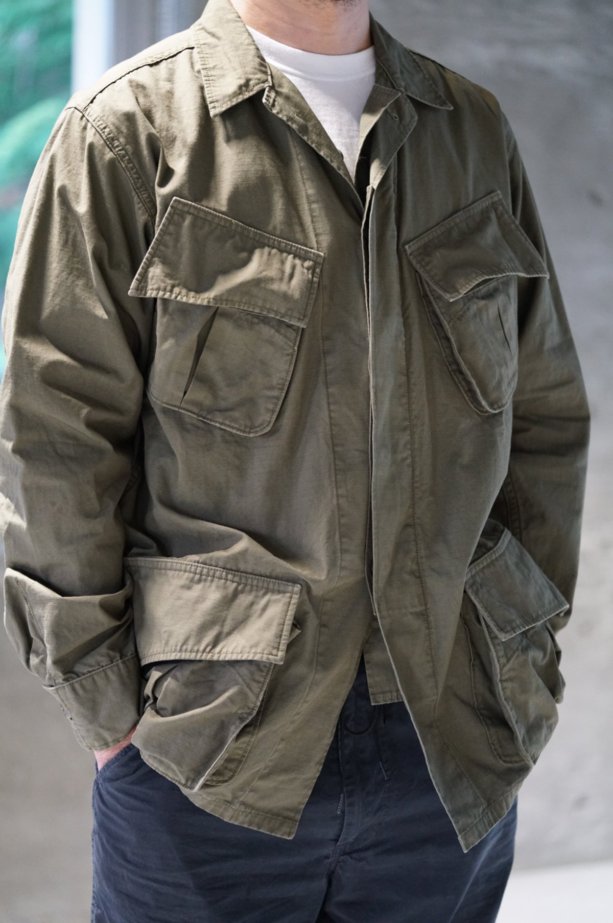 Orslow US Tropical Jacket in Army Green The Hambledon