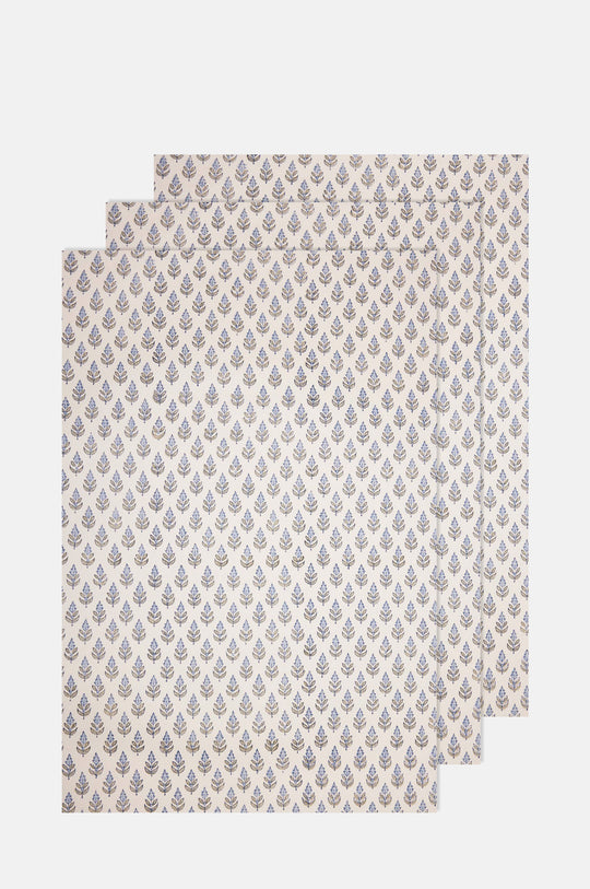 Buti Blue Stone Wrapping Paper Set of 3 Sheets