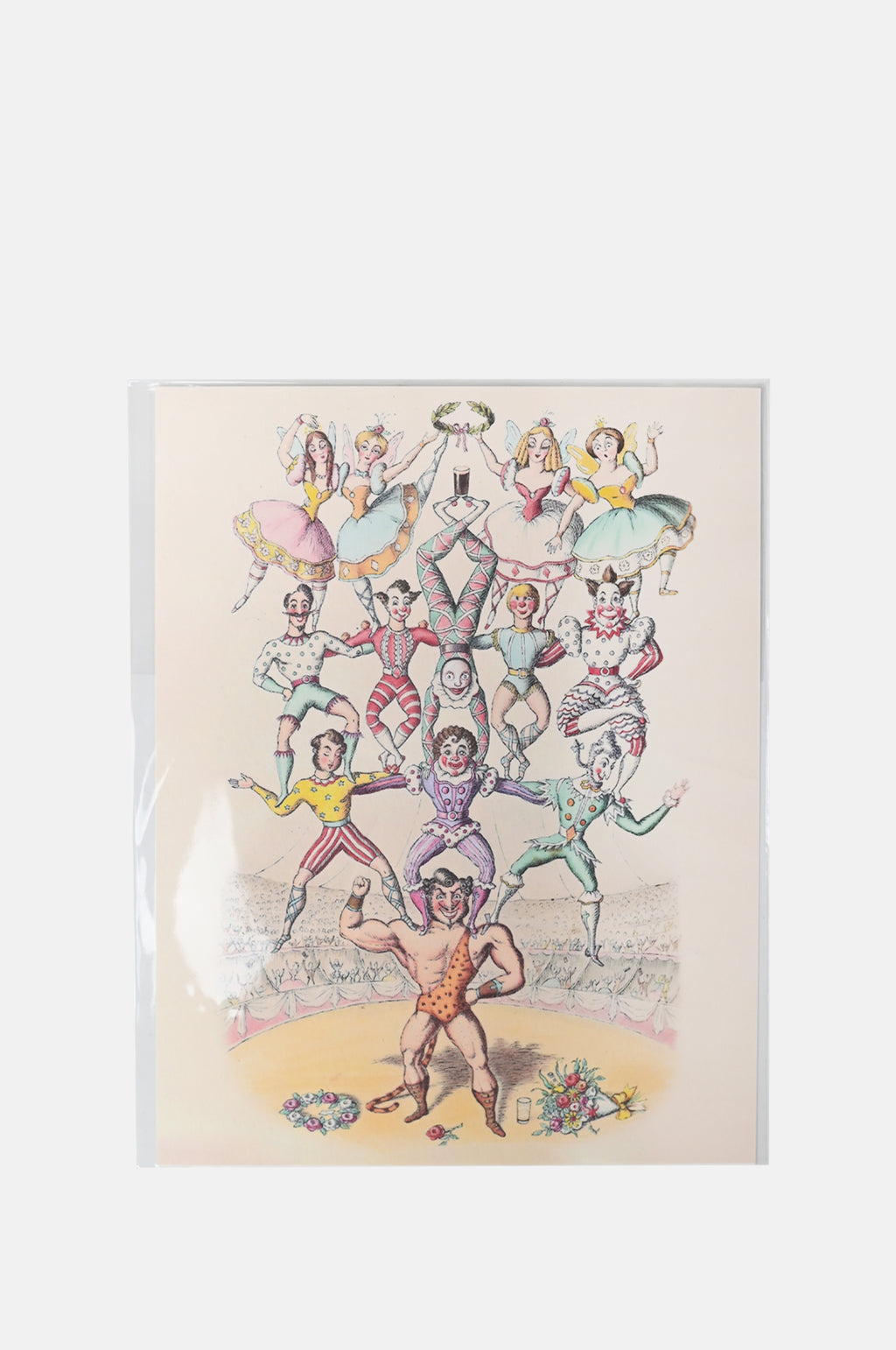 Parcel Colour Circus Folks Art Print.