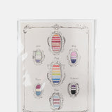 Parcel Colour Spectrum Shields Art Print.