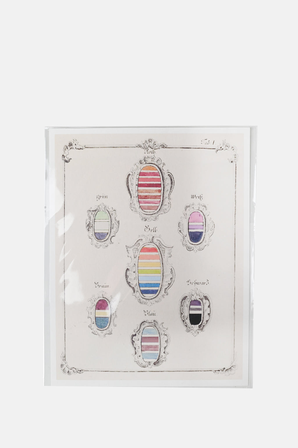 Parcel Colour Spectrum Shields Art Print.