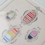 Color Spectrum Shields Art Print