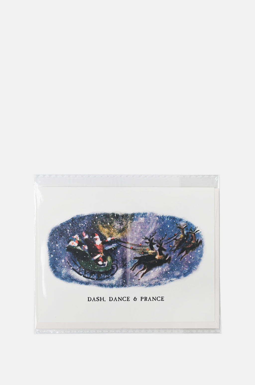 Parcel Dash Dance and Prance Card.
