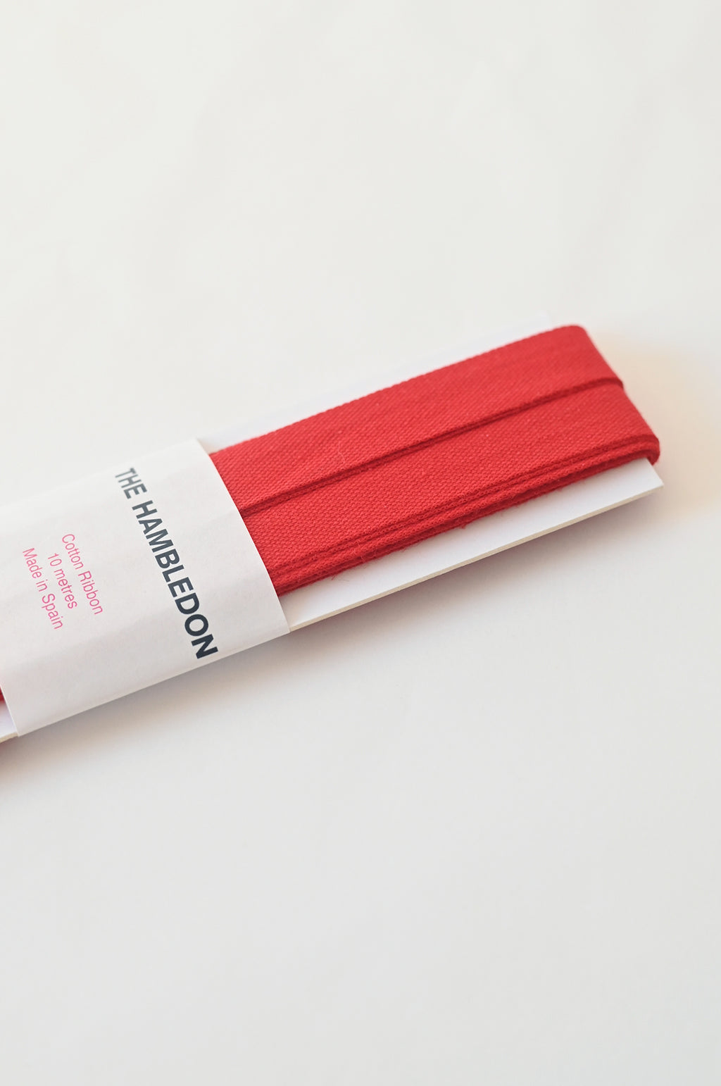 Party Red Cotton Ribbon 15mm x 10m