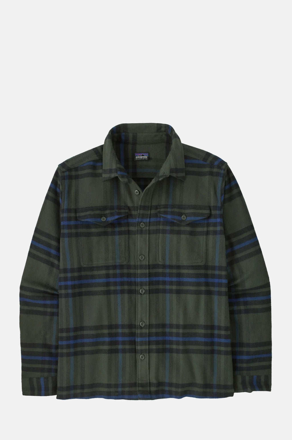Patagonia Fjord Flannel Shirt Old Growth Green.