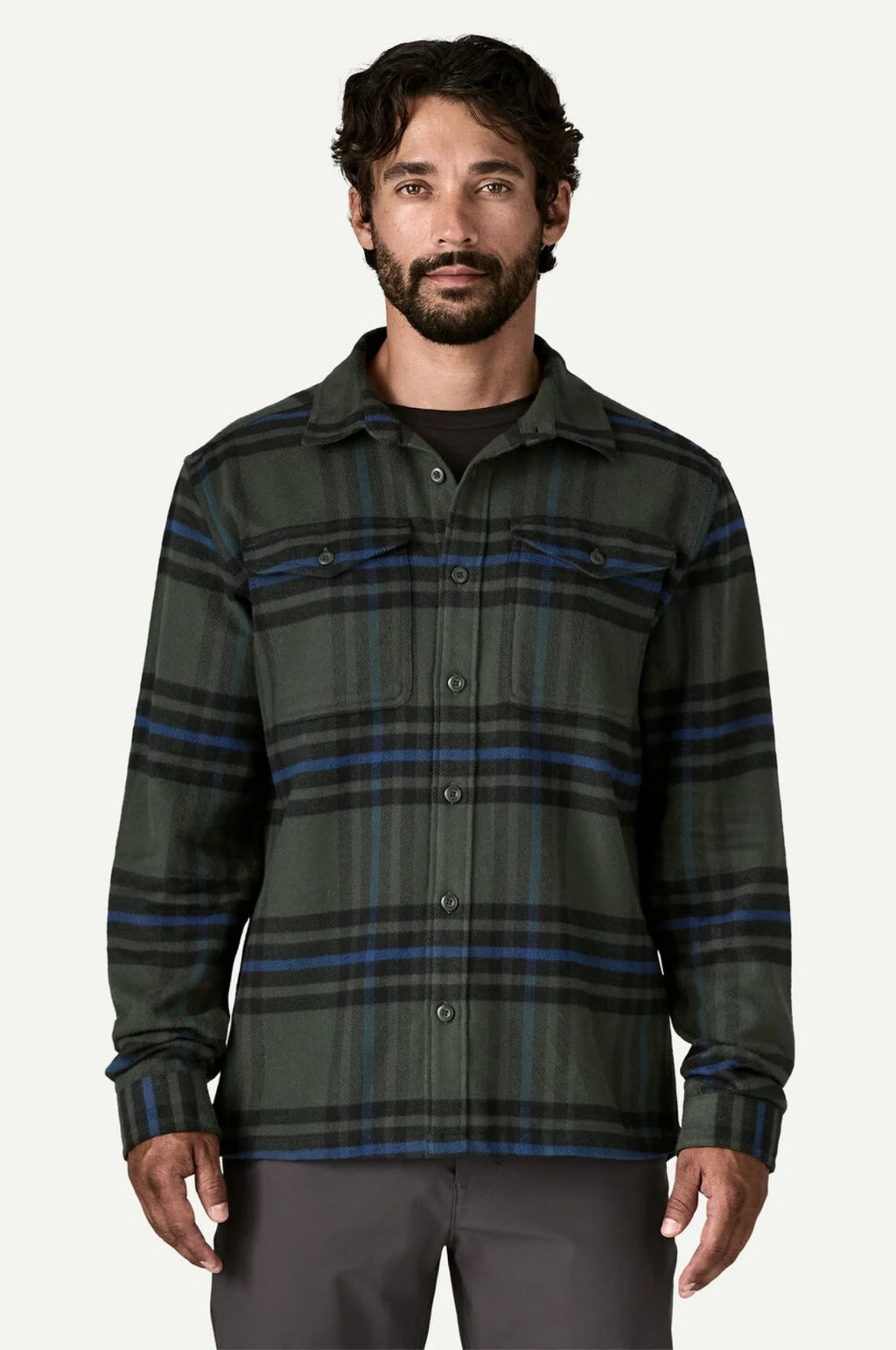Fjord Flannel Shirt Old Growth Green