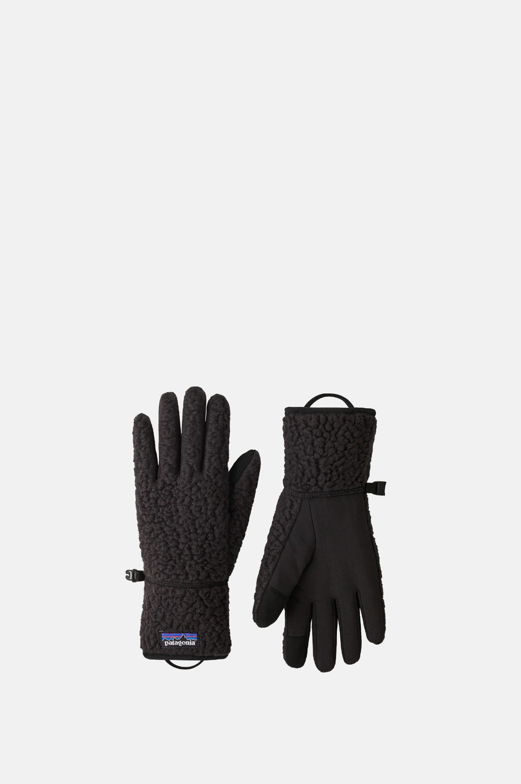Patagonia Retro Pile Gloves Black.